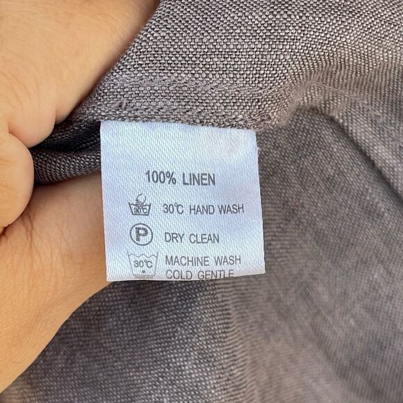 VIVID LINEN SLEEVELESS COWL NECK LONG DRESS XS - Picture 7 of 9